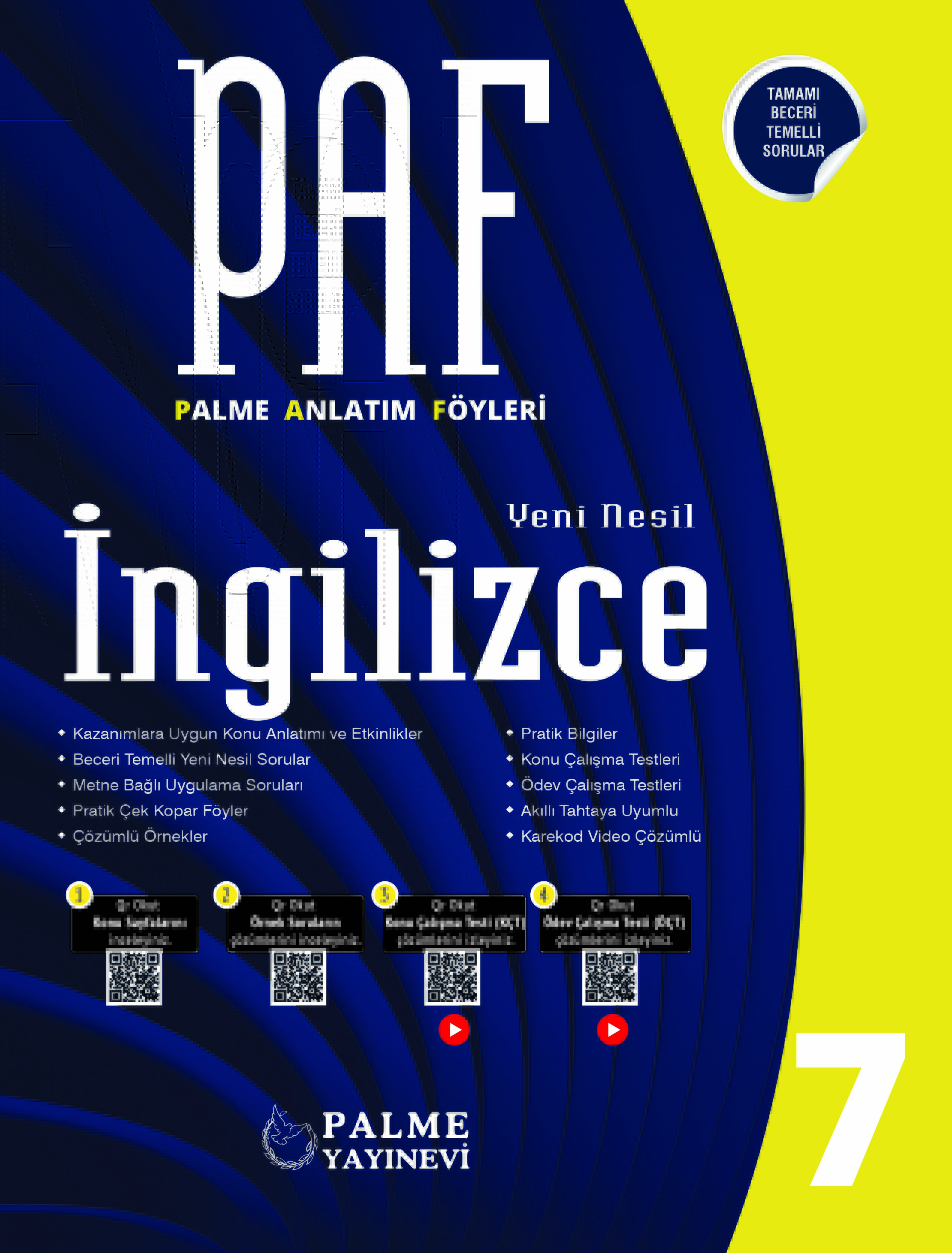 7. SINIF İNGİLİZCE PAF